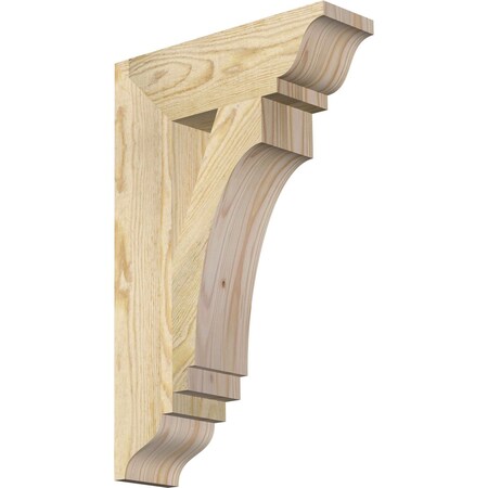 Ekena Millwork Imperial Traditional Rough Sawn Bracket, Douglas Fir, 4"W x 14"D x 22"H BKT04X14X22IMP01RDF